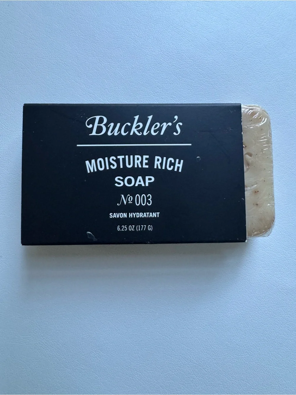 Bar Buckler’s Moisture Rich Soap No. 003 Savon Hydratant 6.25 oz. / 177g NIB HTF